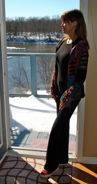 Carmen at window Carmen at window