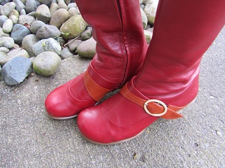 red boots