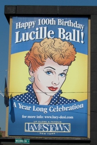 lucy mural in Jamestown