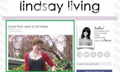 guest post for Lindsay Living
