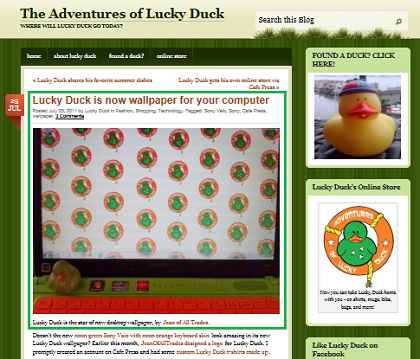 lucky duck wallpaper