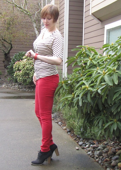 black and white and red all over