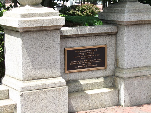 Paul Revere plaque