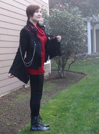 Asian-influenced wide sleeves