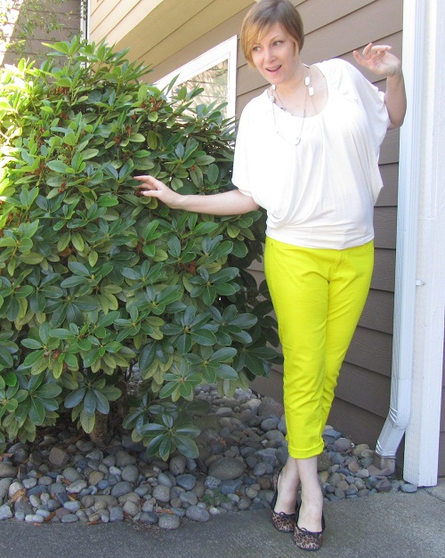 yellow pants
