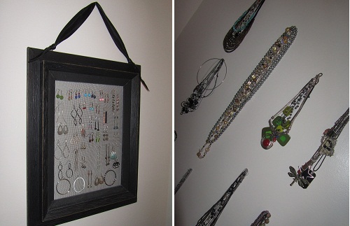 dangly earrings and necklaces