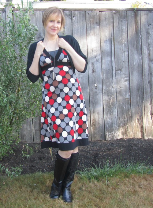 red, gray, black, and brown