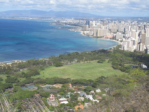 view from Diamond Head