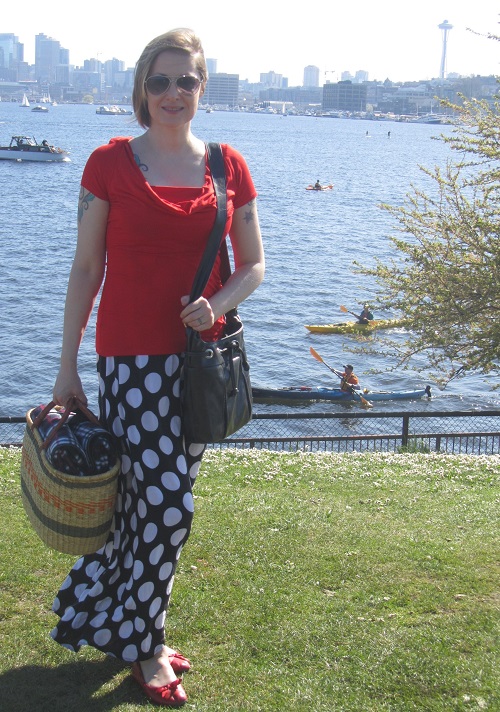 picnic and polka dots