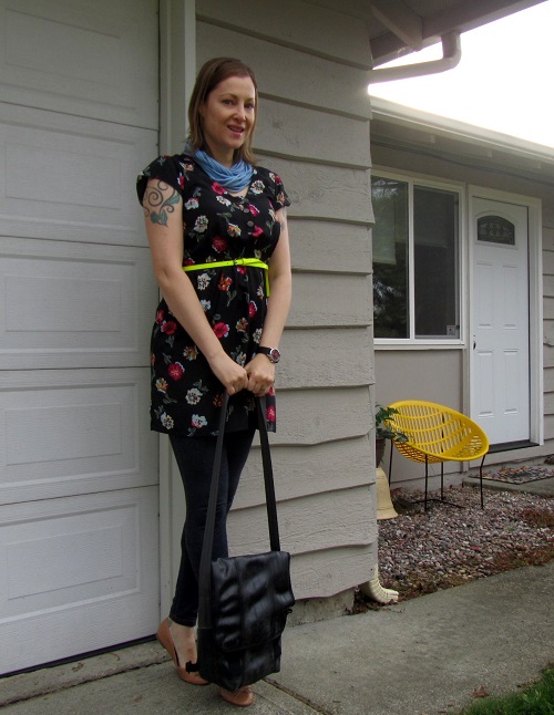 florals, rubber and leggings