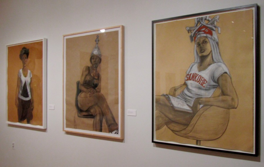 Robert Pruitt framed drawings