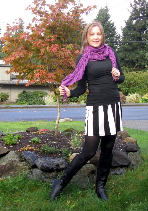 all black with stripes