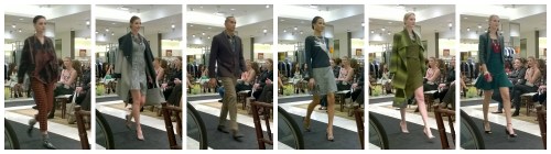 fashion show collage