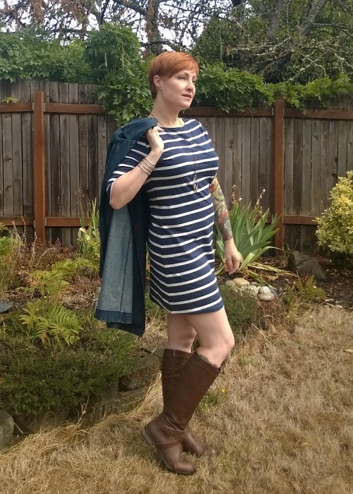 stripes and denim